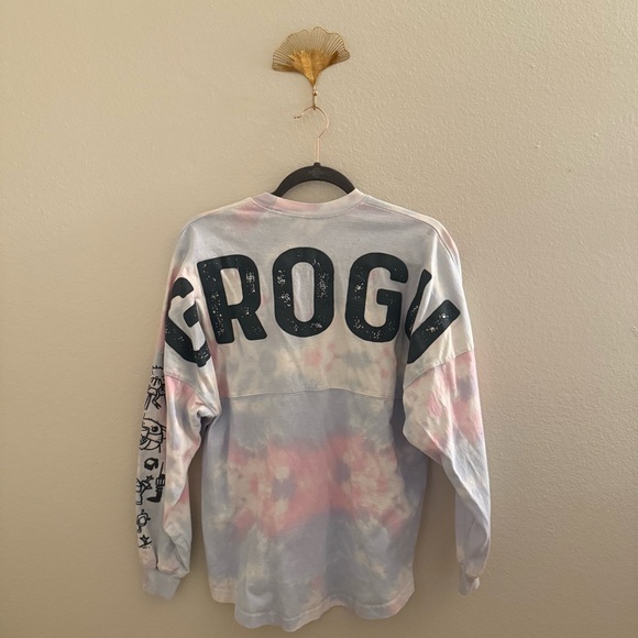 Disney Grogu Women's Pastel Tie-Dye Sweatshirt - Picture 6 of 7